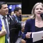 O Deputado Gilvan da Federal e ministra Gleice