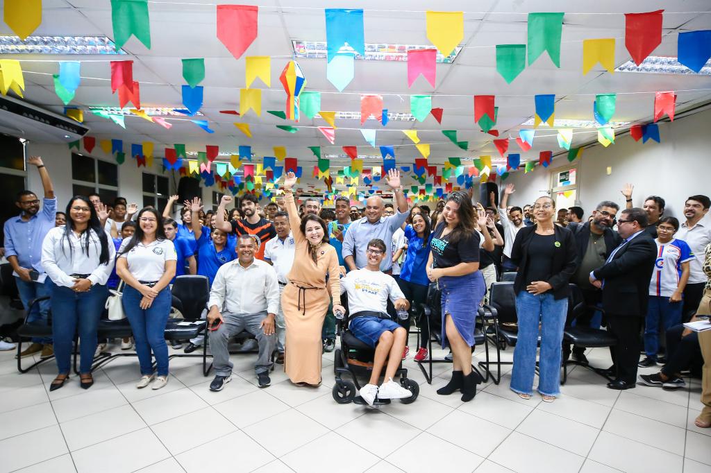 Prefeita Emilia Correa reafirmou seu compromisso com os atletas que representam Aracaju em competicoes Fotos Karla Tavares Secom PMA