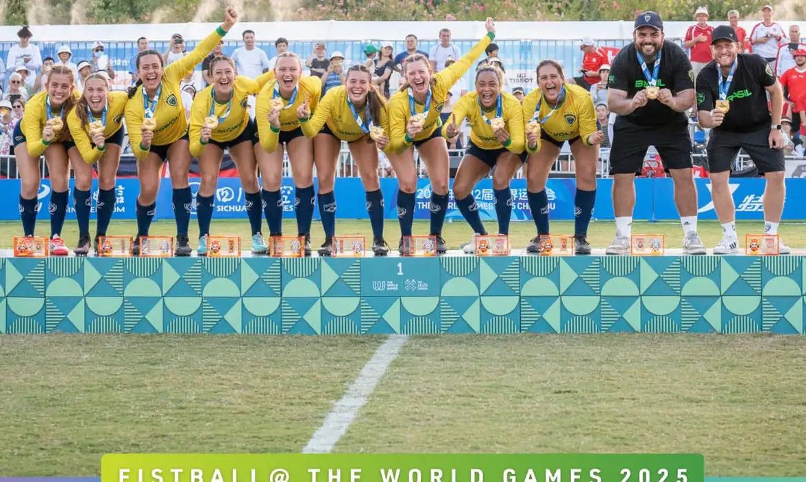Brasil leva ouro no punhobol masculino e feminino nos Jogos Mundiais - Imagem do artigo original
