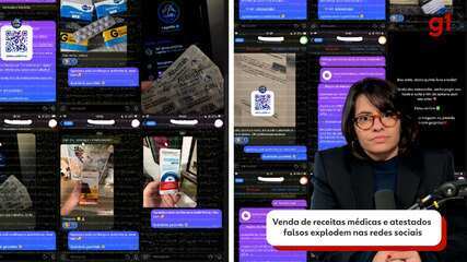 Rede de receitas e atestados médicos falsos cresce nas redes sociais e já soma 15 mil anúncios por ano - Imagem do artigo original