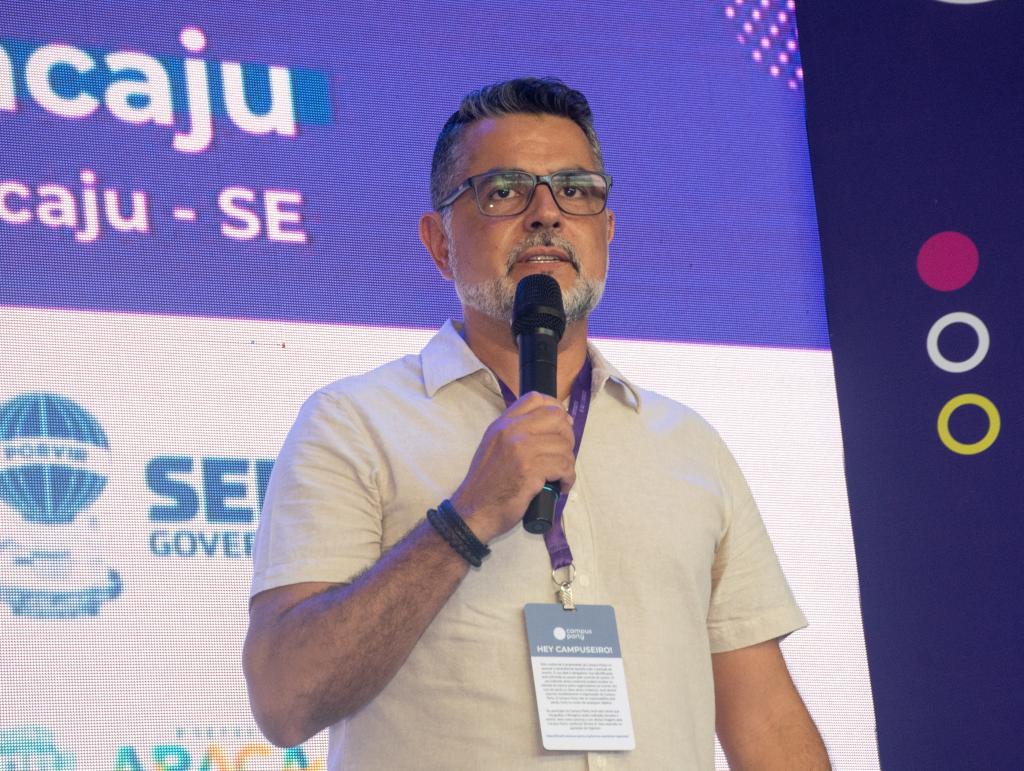 Campus Party Weekend Aracaju supera expectativas e consolida Sergipe como polo de inovação e tecnologia 3 Secretário Dilermando Júnior participou da cerimônia de encerramento