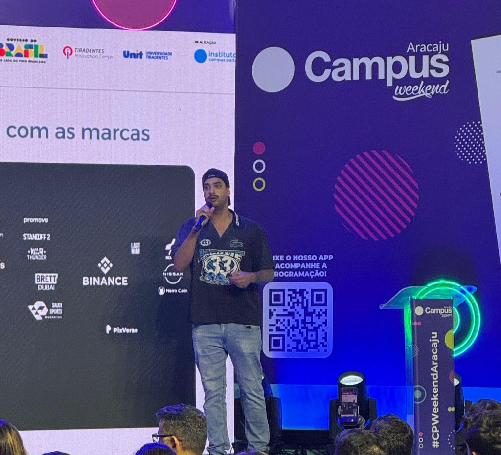 Campus Party Weekend Aracaju supera expectativas e consolida Sergipe como polo de inovação e tecnologia 4 Fundador do canal Você Sabia, Dani Molo falou sobre tecnologia e IA