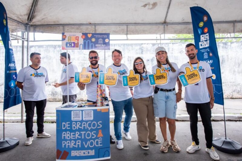 Setur promoveu uma acao voltada a fortalecer o sentimento de pertencimento a cidade Fotos Kaio Espinola Setur Aracaju