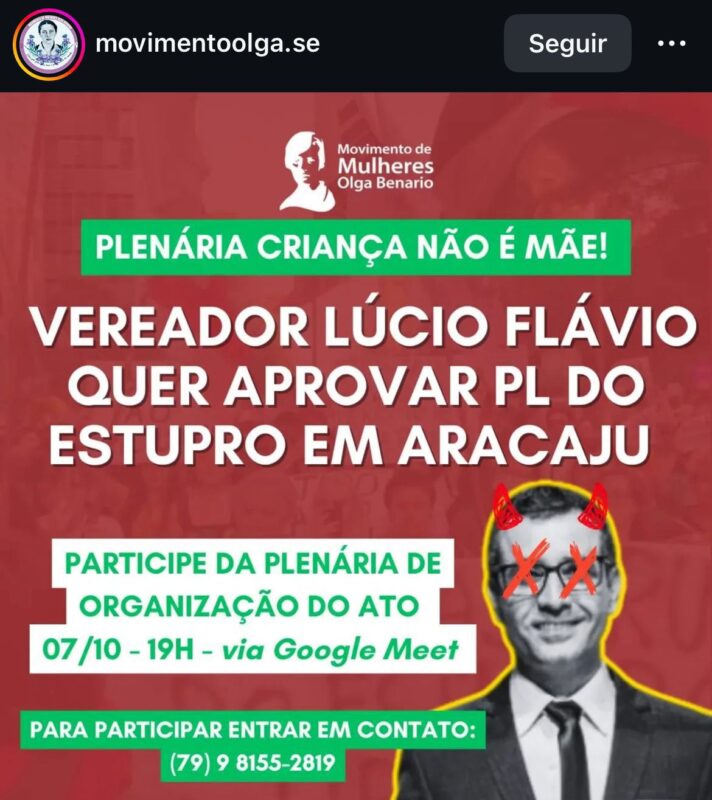 Vereador Lucio Flavio e hostilizado por grupos de esquerda