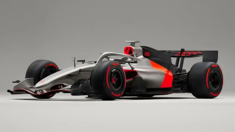 Audi apresenta pintura do R26, carro de Gabriel Bortoleto para a temporada 2026 da F-1