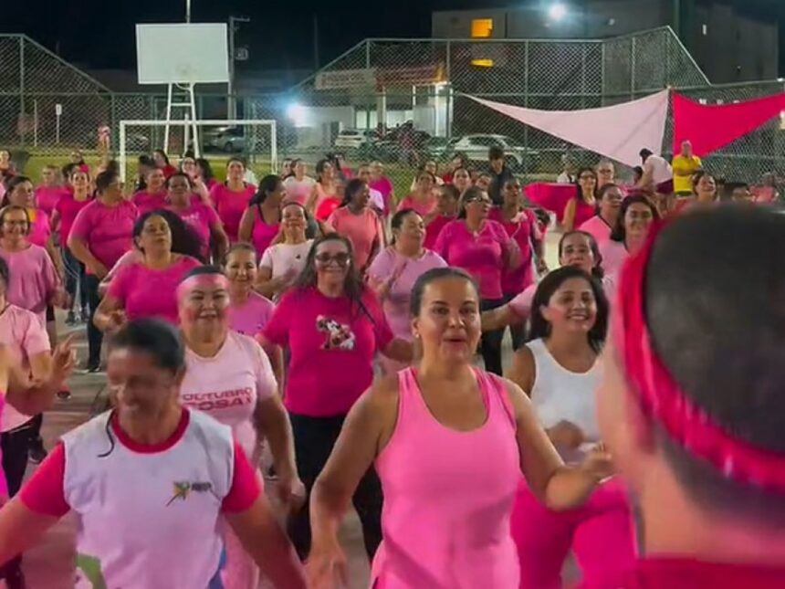 Prefeitura de Nossa Senhora da Glória realiza aulão de dança e oferece serviços de saúde para mulheres