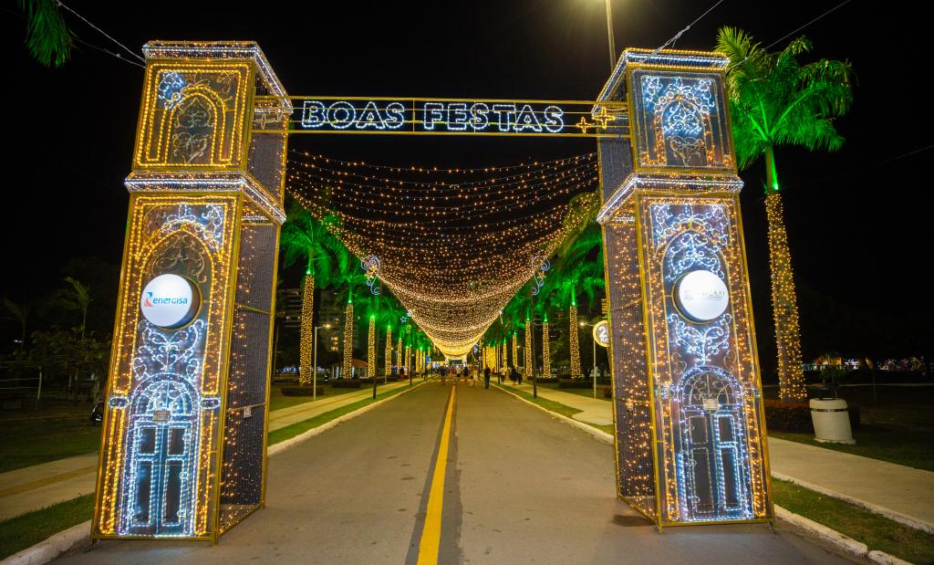 Prefeitura abriu oficialmente calendario de eventos natalinos de Aracaju Fotos Karla Tavares Secom PMA