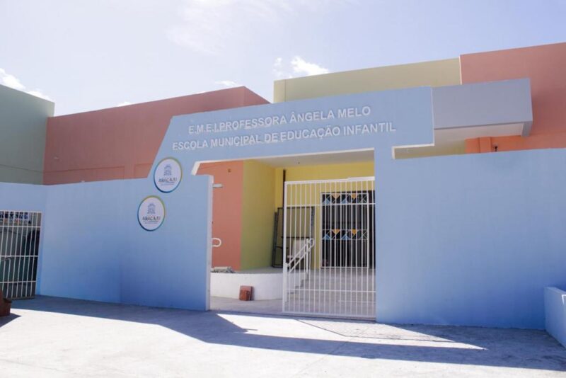 Prefeitura vai inaugurar creche em tempo integral Angela Melo no bairro 17 de Marco Fotos Mylena Santos