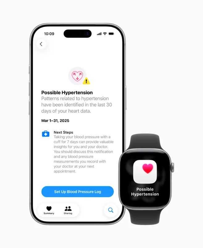 apple watch series 11 hypertension notifications health app 250909