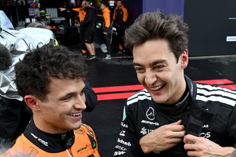 lando norris mclaren george ru