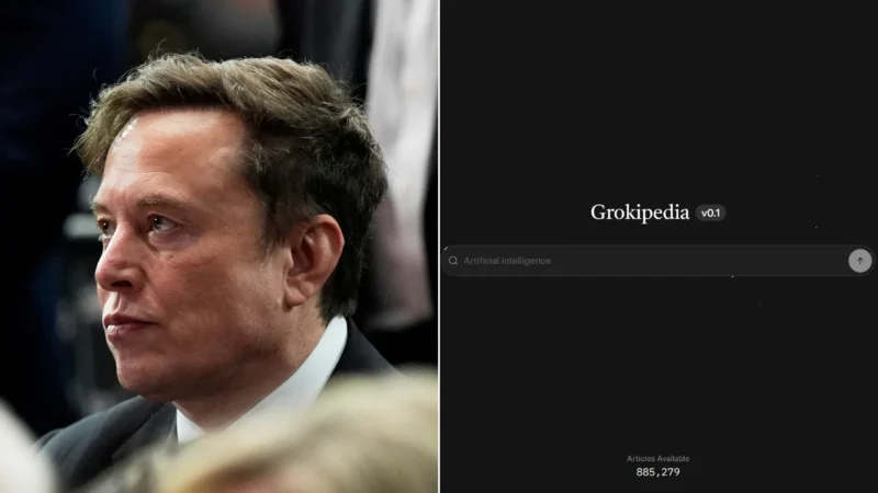 musk grokipedia