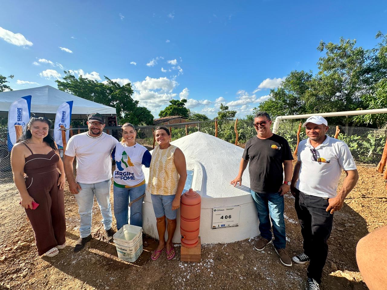 Governo de Sergipe entrega cisternas e garante acesso a agua para familias de Graccho Cardoso