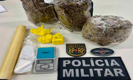 PMSE apreende drogas durante acao em Nossa Senhora do Socorro foto PMSE
