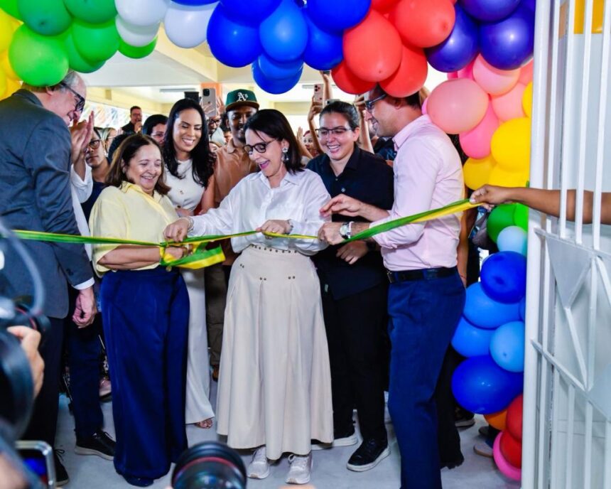 Prefeita Emilia entrega escola em tempo integral no bairro Getulio Vargas