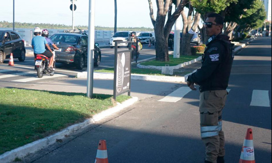 Transito tera esquema especial para apresentacao da Esquadrilha da Fumaca foto ascom smtt