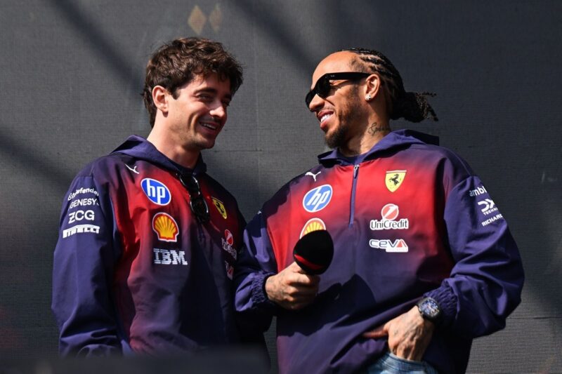 charles leclerc ferrari lewis