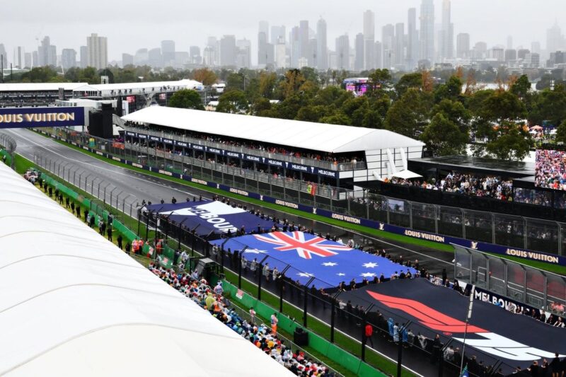 the pre race ceremony on the g