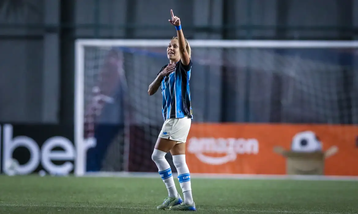 Grêmio vence Bahia por 2 a 0 e fecha a 8ª rodada da Série A1 feminina