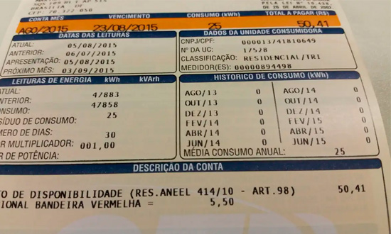 Reducao na conta de luz ajuda a frear inflacao em Aracaju aponta IBGE foto arquivo agencia brasil