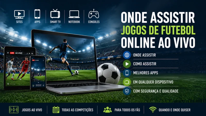onde assistir jogos de futeboll
