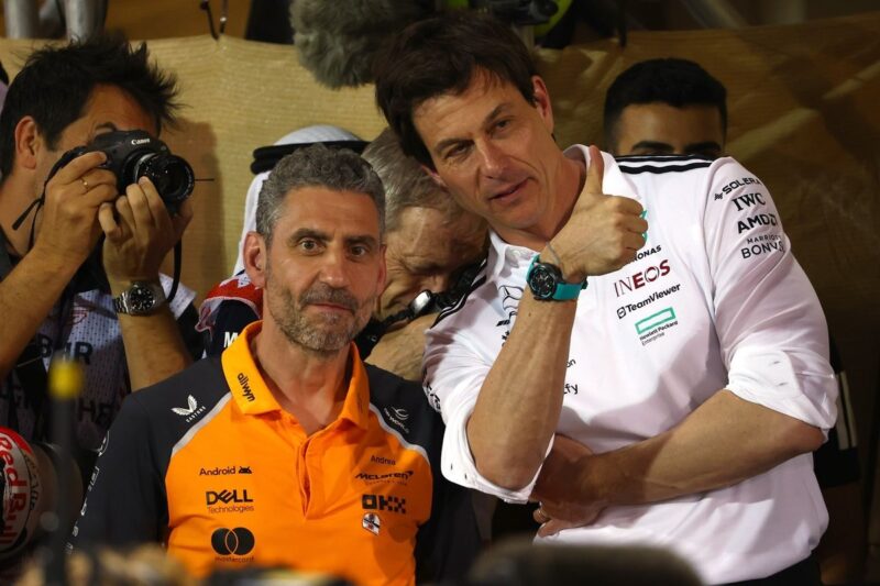 toto wolff mercedes andrea ste
