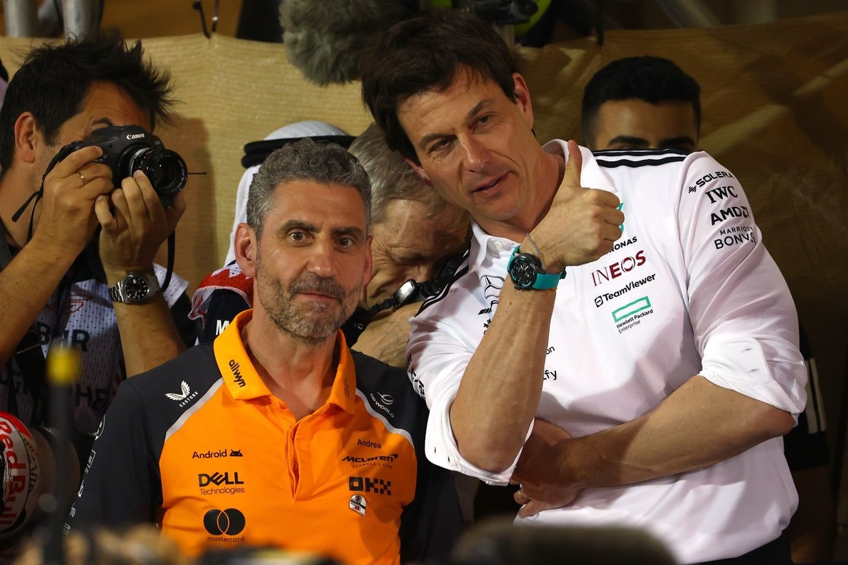 toto wolff mercedes andrea ste