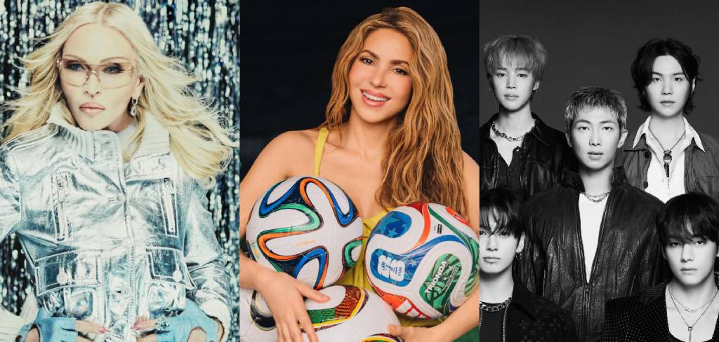 Madonna Shakira e BTS 1