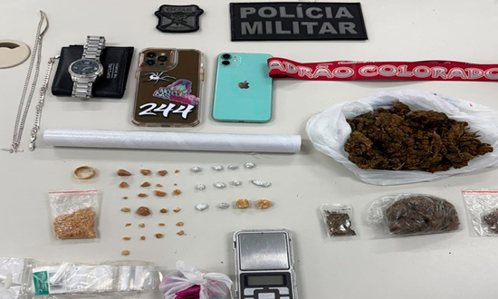 PMSE prende homem por trafico de drogas na Zona Sul da capital foto ssp