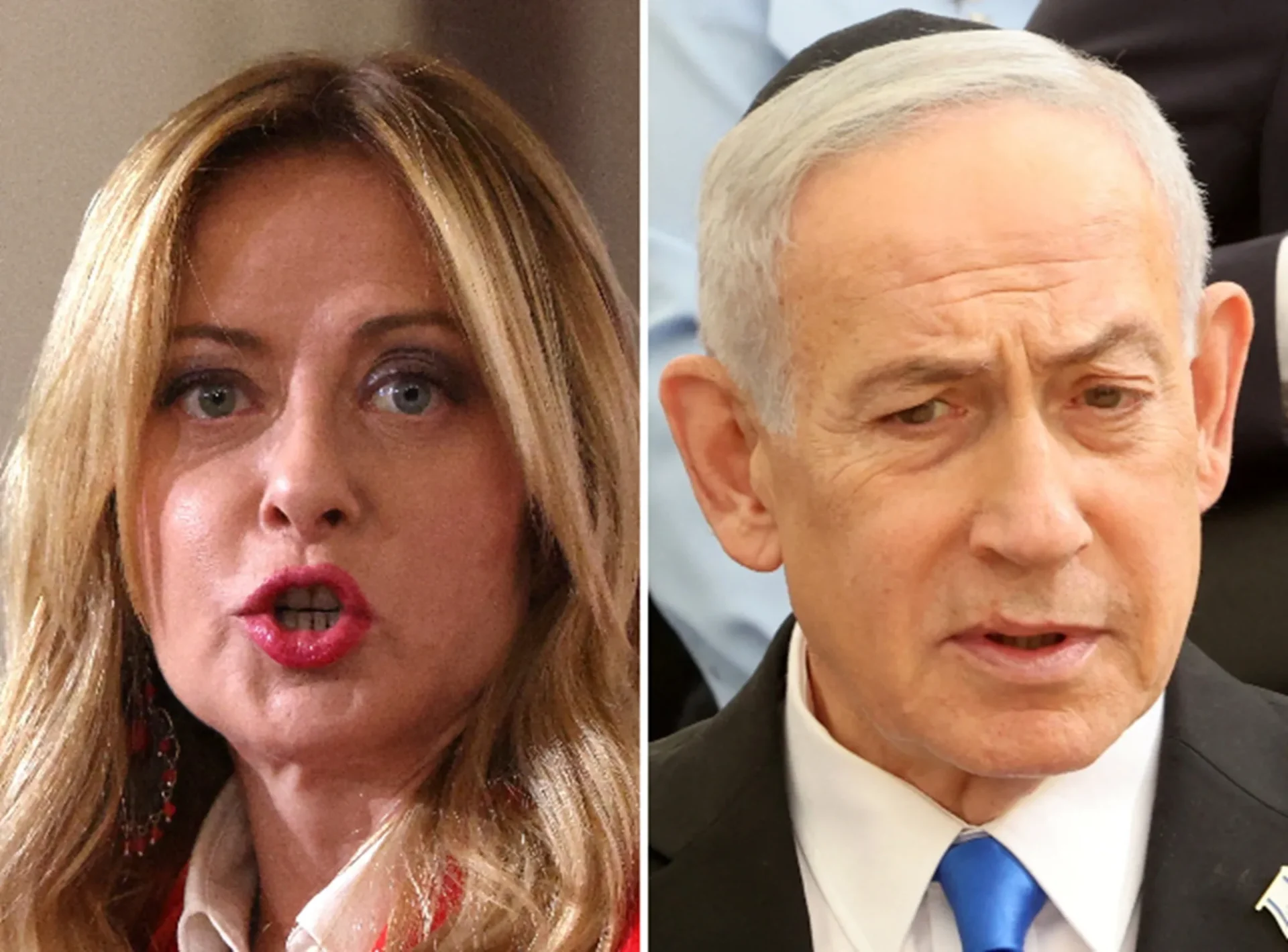 giorgia meloni banjamin netanyahu