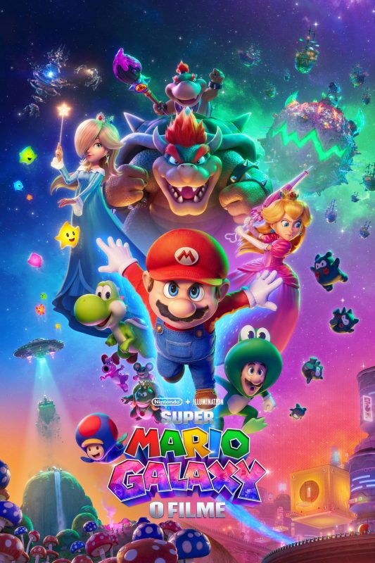 Pôster — Super Mario Galaxy: O Filme
