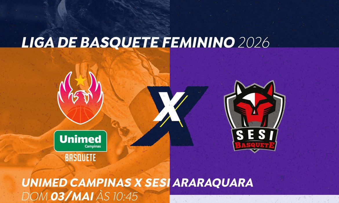 TV Brasil transmite Unimed Campinas x Sesi Araraquara pela LBF neste domingo