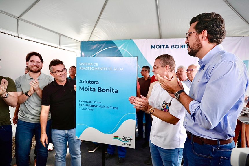 Igua Sergipe inaugura nova adutora em Moita Bonita e dois reservatorios em Itabaiana