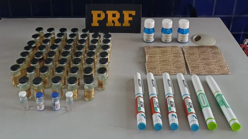 prf flagra transporte ilegal de anabolizantes e canetas emag 20260609