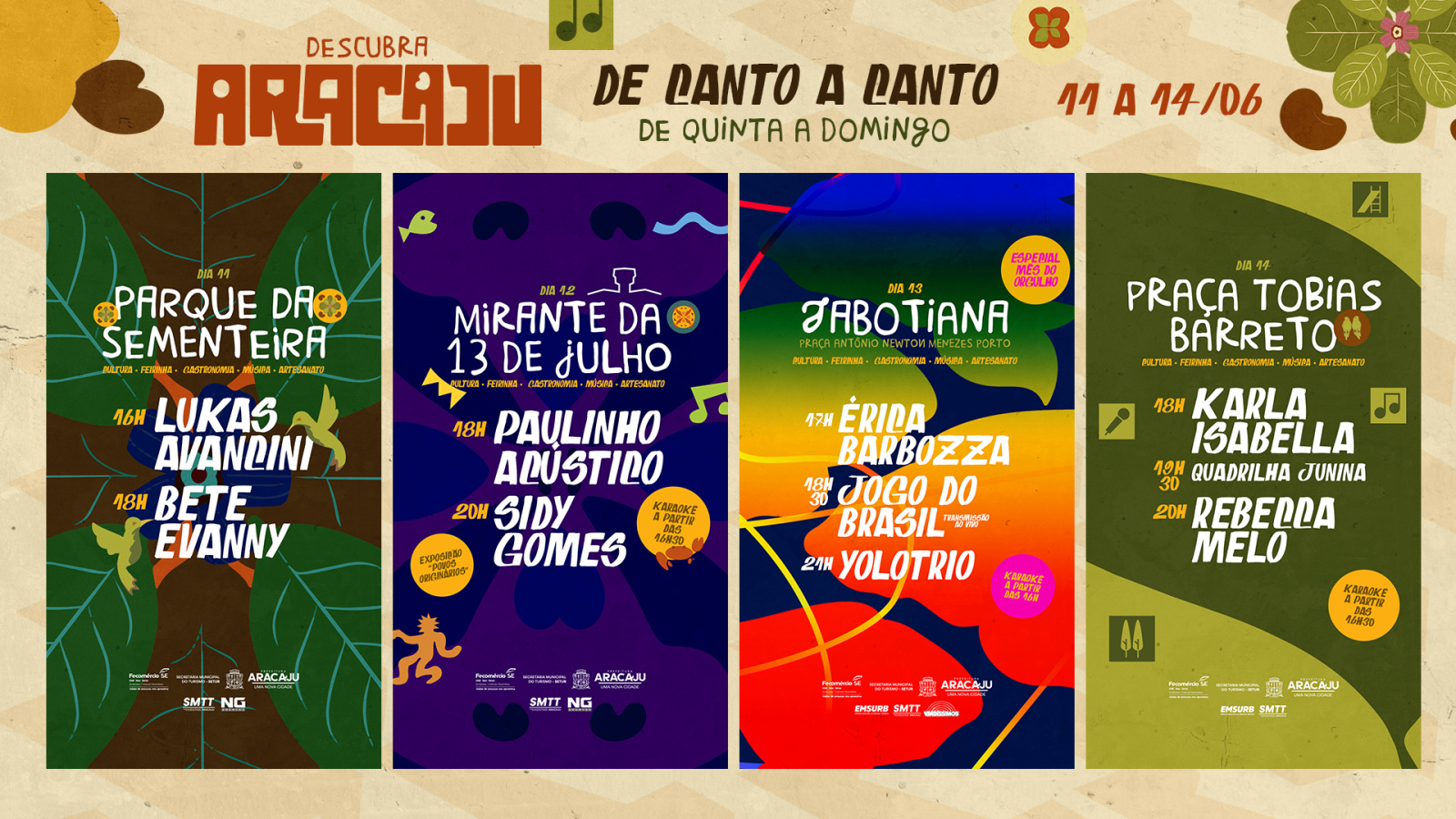 programa o gratuita toma aracaju neste fim de semana veja lo 20260611