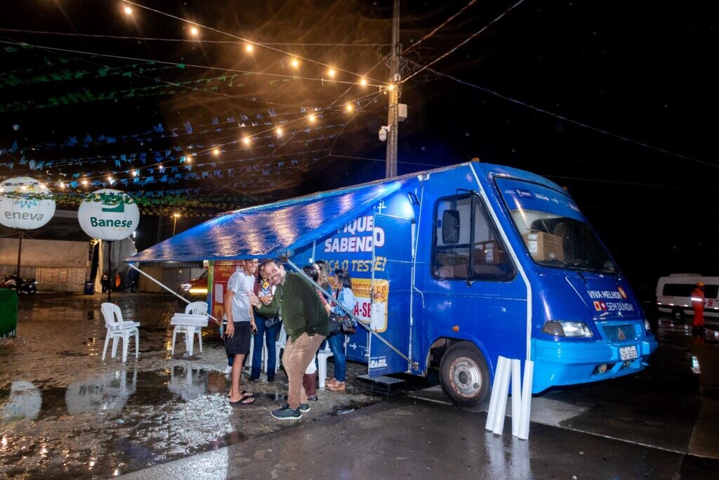SES promove testes rápidos de ISTs no Arraiá do Povo para conscientização da saúde 9 tmp6ccibamg