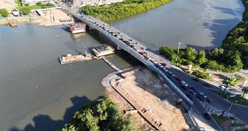 Obras na Ponte do RioMar exigem rotas alternativas a partir de quarta 2 tmp6oi9ec5i