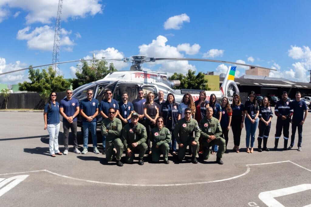 Samu 192 Sergipe recebe helicóptero H-130T2 e amplia atendimento aeromédico 8