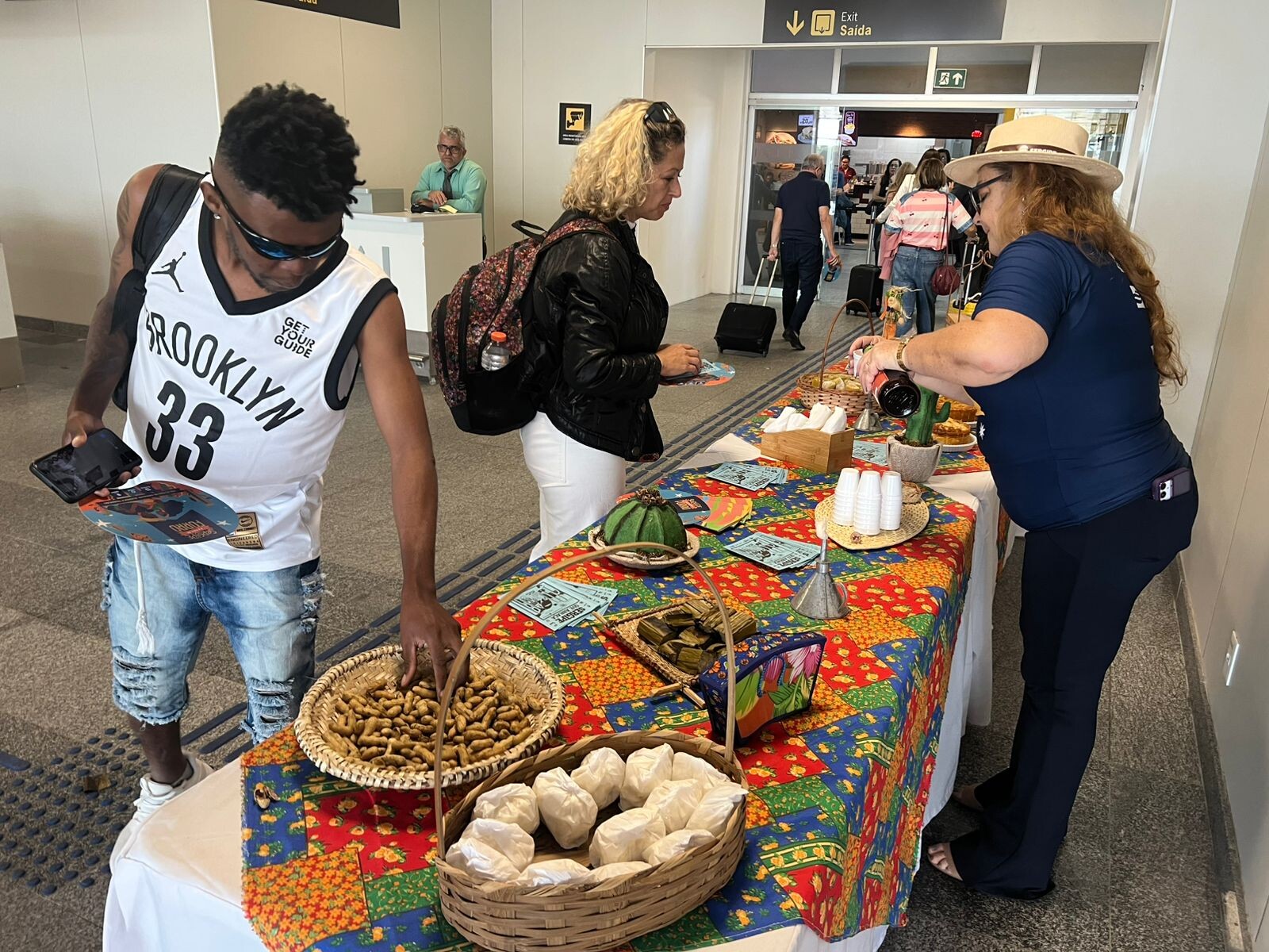 Turistas são recebidos com tradição junina no aeroporto de Aracaju 2 tmpcyt7qu0v