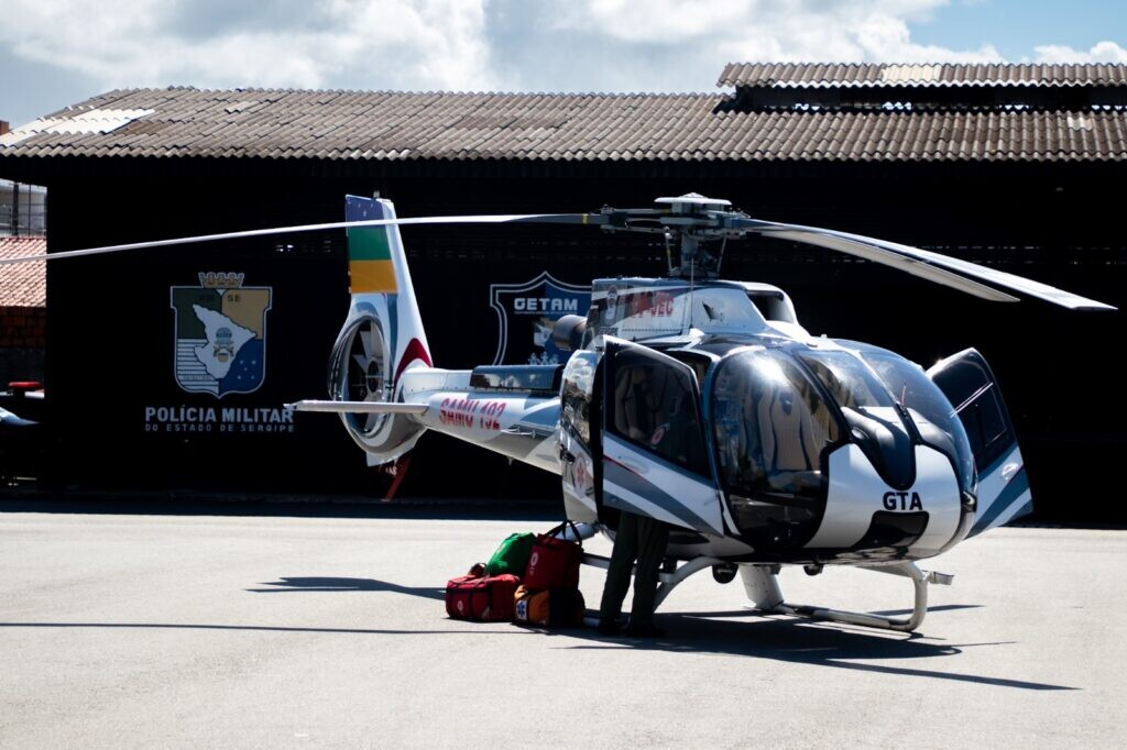Samu 192 Sergipe recebe helicóptero H-130T2 e amplia atendimento aeromédico 2