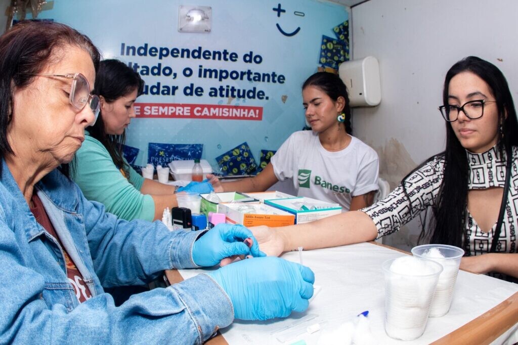 SES promove testes rápidos de ISTs no Arraiá do Povo para conscientização da saúde 2