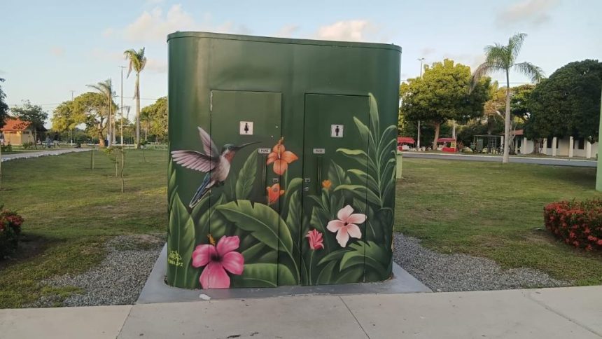 Banheiros no Parque da Sementeira