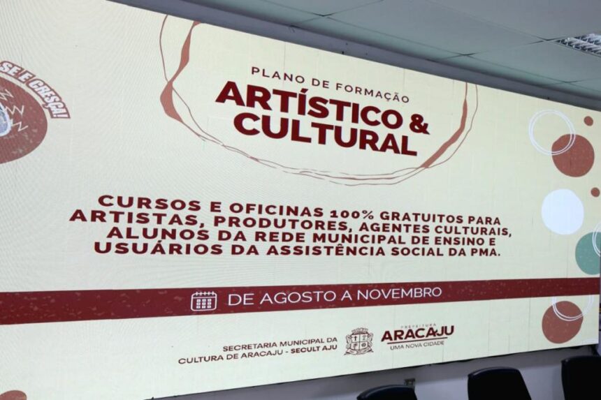 Aracaju abre formação cultural com curso sobre elaboração de projetos