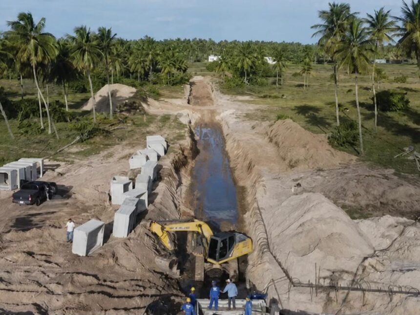Drenagem da Zona de Expansão supera 30% de execução em Aracaju