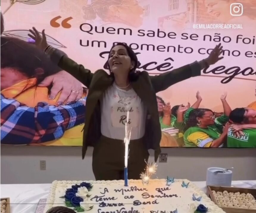 Emília Corrêa recebe homenagens no aniversário em Aracaju