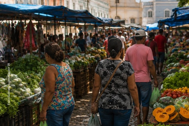 MPSE move ação para reorganizar feira livre no Centro de Estância