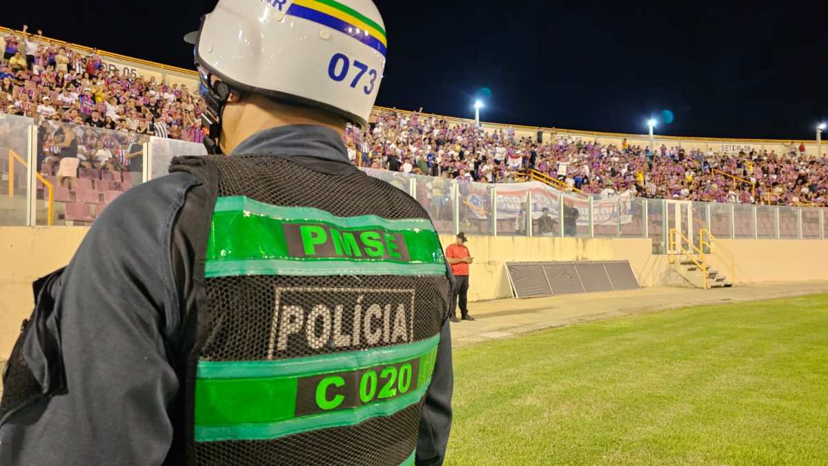 Polícia Militar garante segurança no clássico entre Confiança e Itabaiana