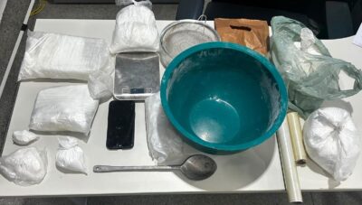 Polícia prende mulher e desmonta ponto de preparo de cocaína em Itabaiana