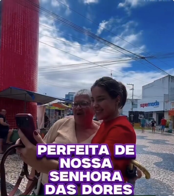 Prefeita de Dores percorre feira livre e ouve demandas de feirantes