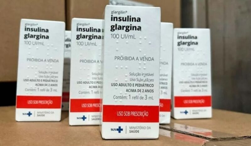 SUS de Sergipe recebe mais de 16 mil tubetes de insulina moderna