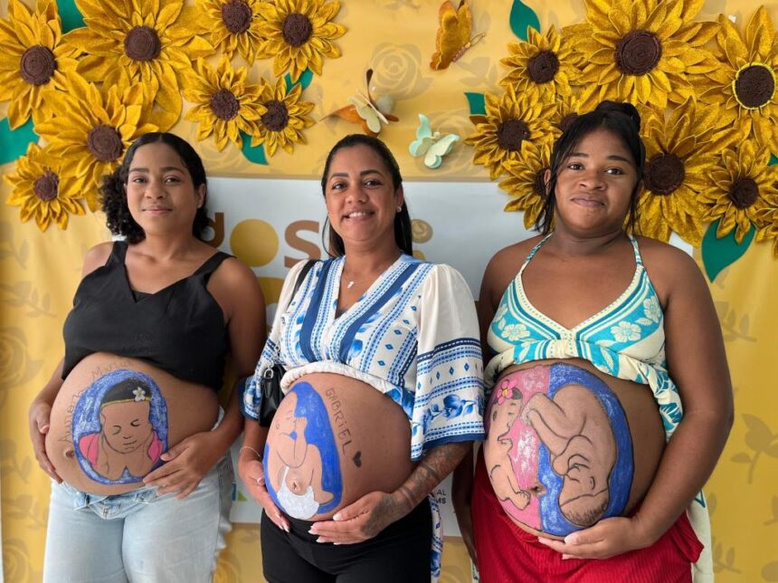 Agosto Dourado encerra ações com gestantes em Aracaju